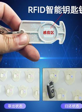 智能钥匙柜人D脸识别车辆单位璧挂SY-ZNYSGRFI网指匙纹刷联卡钥存
