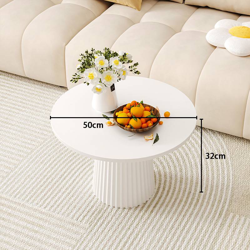 奶油风卧室飘窗小桌子小茶几客厅桌子榻榻米炕桌窗台坐地实木圆桌