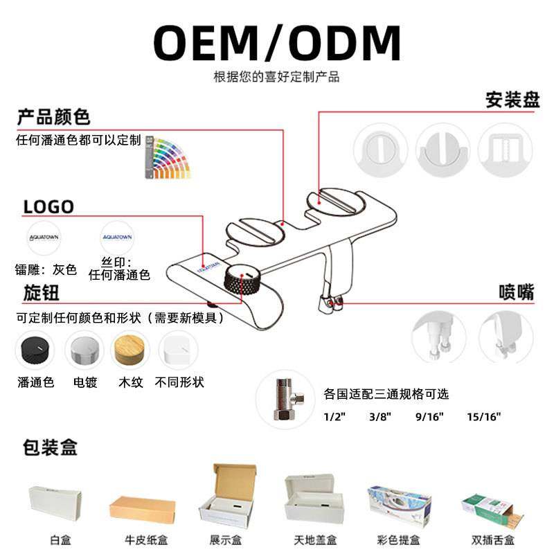 跨境轻智能双喷头洗屁股神器外阴冲洗妇洗器臀部清洗不用电洁身器