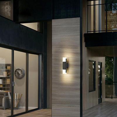 走廊室内壁224灯方形户外楼梯道亚克力创意过配台件庭院阳意创设