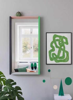 拼色穿镜墙衣全挂身镜贴墙不变形真实镜子L33567用装饰镜高清家试