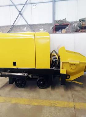 矿用颗凝土输送混泵15611型小型细石混泥土泵压泵粒高混凝土输送