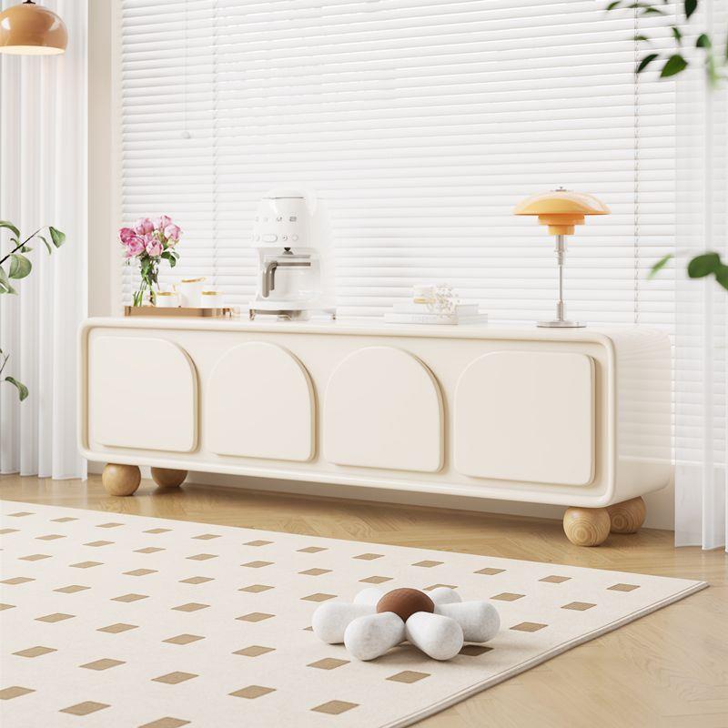 奶极油风电视柜电视柜收纳储611柜物一体0225年新款落地组合简圆