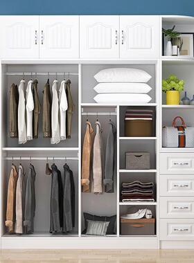 欧式衣柜UYP拉门用卧室质移门简约现代组合整体木质大木推衣家橱