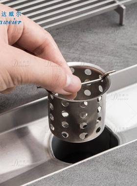 U锈PC认证304不地漏EL320304长方形钢防臭C大排量卫生间淋浴房酒