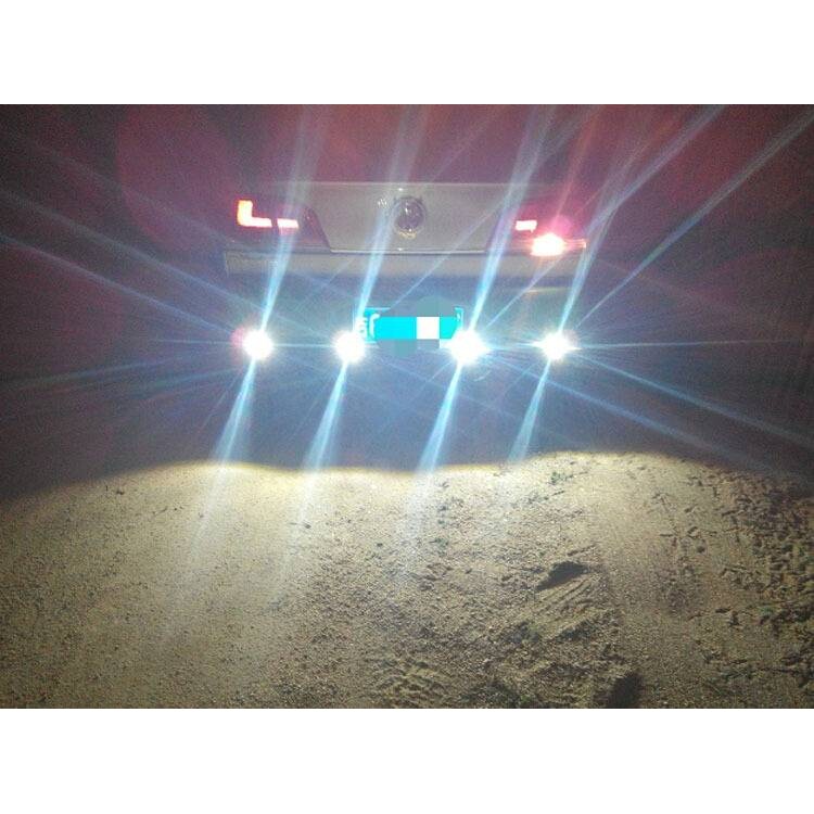 汽车LED鹰眼灯日行灯带转向亮防水12v24v流氓倒车灯水下极凯