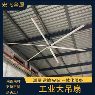 7米3通工业大吊扇永磁大吊扇厂房间室内业VKY球馆风工车风扇现货