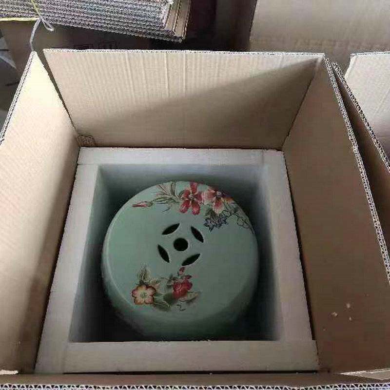 景德镇陶瓷彩釉凳子阳台茶几户外庭院园林休闲摆设创意中式陶瓷凳
