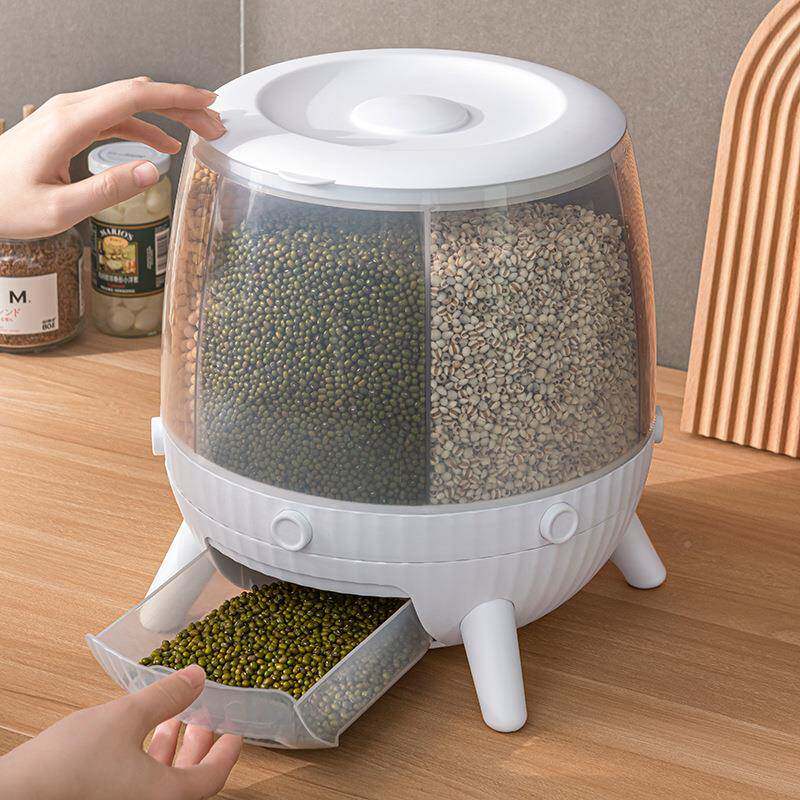 多功能米桶箱用家厨房防潮五杂谷粮储物VLQ罐粮食豆子防虫米缸