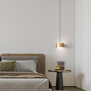 新款 饰 约简意全床铜小吊灯创客厅卧室头吊灯餐厅吧AD5015台楼梯装