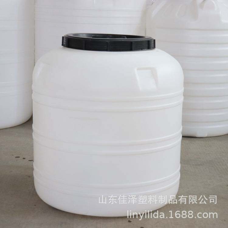 厂家 立式1吨圆形带盖白色塑料大桶储水桶500L加厚发酵桶大缸