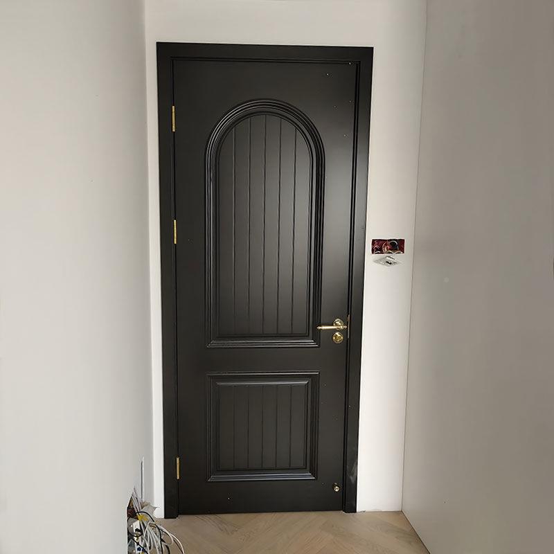 室内门法式实复合木烤音漆门客用厅平开398门家奶油风静门卧室门