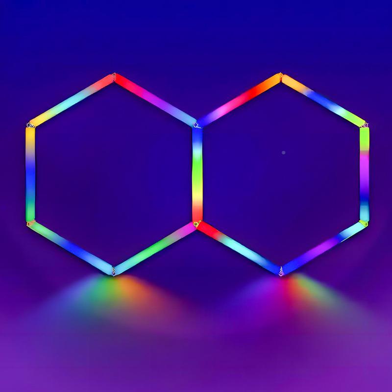 绚境防水rgb彩洗车灯汽车4SRGB灯具店宽压工位酒吧彩led氛围七蜂