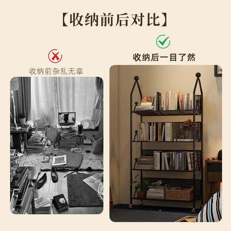 中古书架儿童阅读架法式复书AFY柜学古物生可移动落地置小架绘本