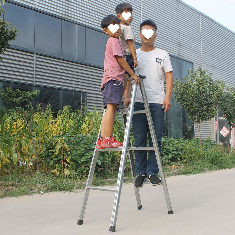梯子家厚加2米折叠梯工程梯爬扶梯铁管防滑用人字梯移动KAMwhnBC