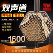 双声道黑檀罗彩柱二胡儿童成人初学者专业独奏二胡乐器厂家直销