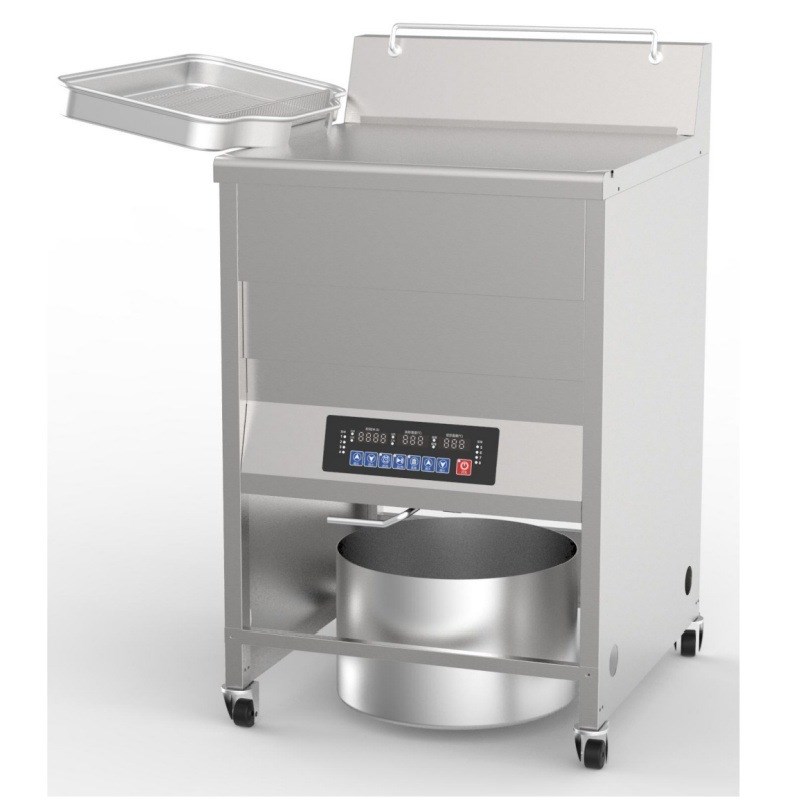 商用23升立式单缸大p容量电炸炉炸鸡排炸串西餐厨房设备连锁油炸