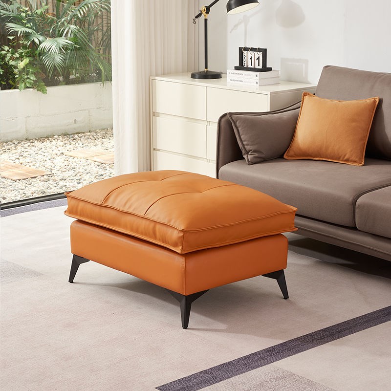 沙发脚踏凳单个轻奢家用t客厅贵妃沙发延长凳搁脚凳单人沙发g^