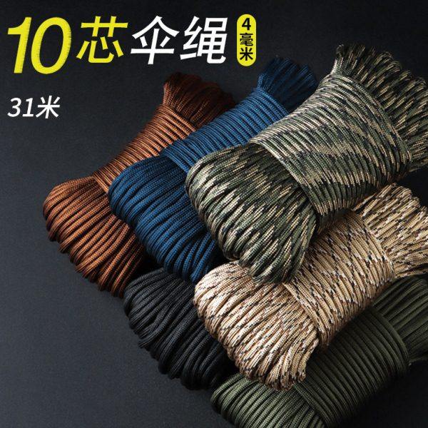 650军规10芯伞绳户外伞兵牵引救援捆绑绳晾衣绳帐篷绳登山绳绑绳,居家布艺,绳子,淘宝优惠券,粉丝福利购,淘宝优惠卷