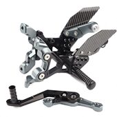 前脚踏支架 22年 适用马S1000RR 升脚踏 改装 碳纤维