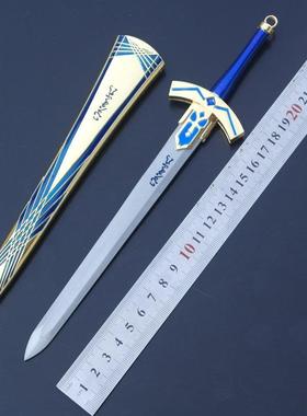命运胜利之剑黄金剑剑圣佩剑模型25厘米未开刃