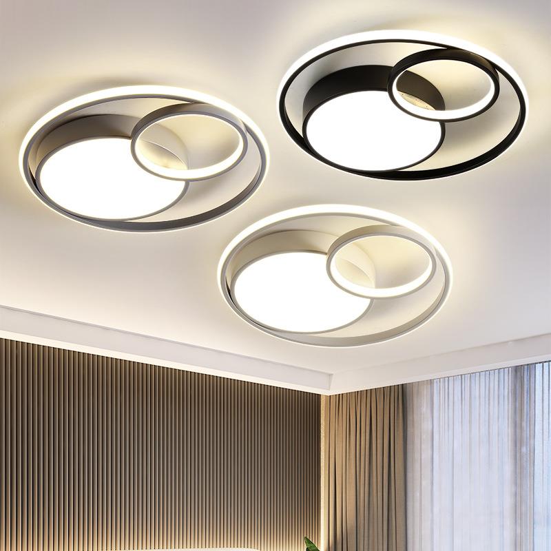 新款卧室灯餐厅灯客厅灯简约现代温馨主卧圆形北欧吸顶灯具