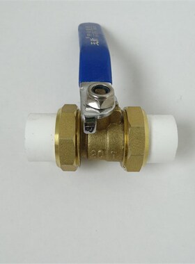 20 25 32 4分 6分 1寸PPR双头活接铜球阀 双热熔球阀 ppr水管配件