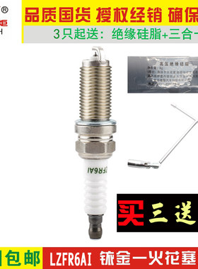 适用景逸LVXVX3X5XL陆风X8众泰Z300大迈X5火炬铱金火花塞KL6RTI-8