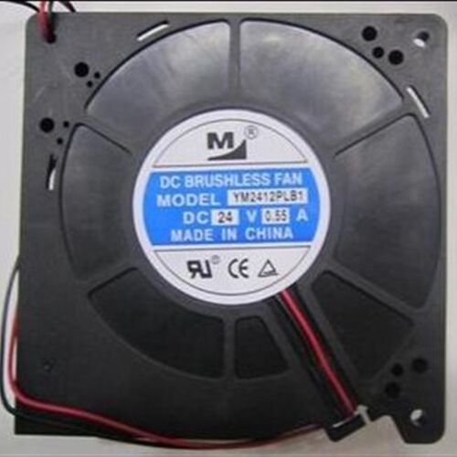 正品YM2412PLB1散热鼓风机12032 DC24V0.55A涡轮风扇120*120*32MM