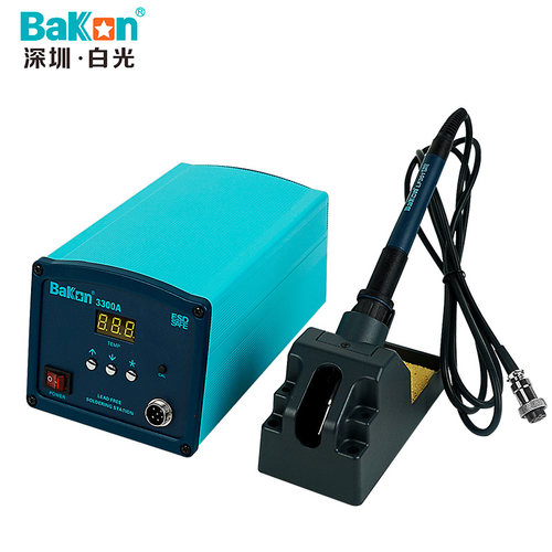 白光BK3300A涡流加热无铅焊台大功率电烙铁电焊台150W