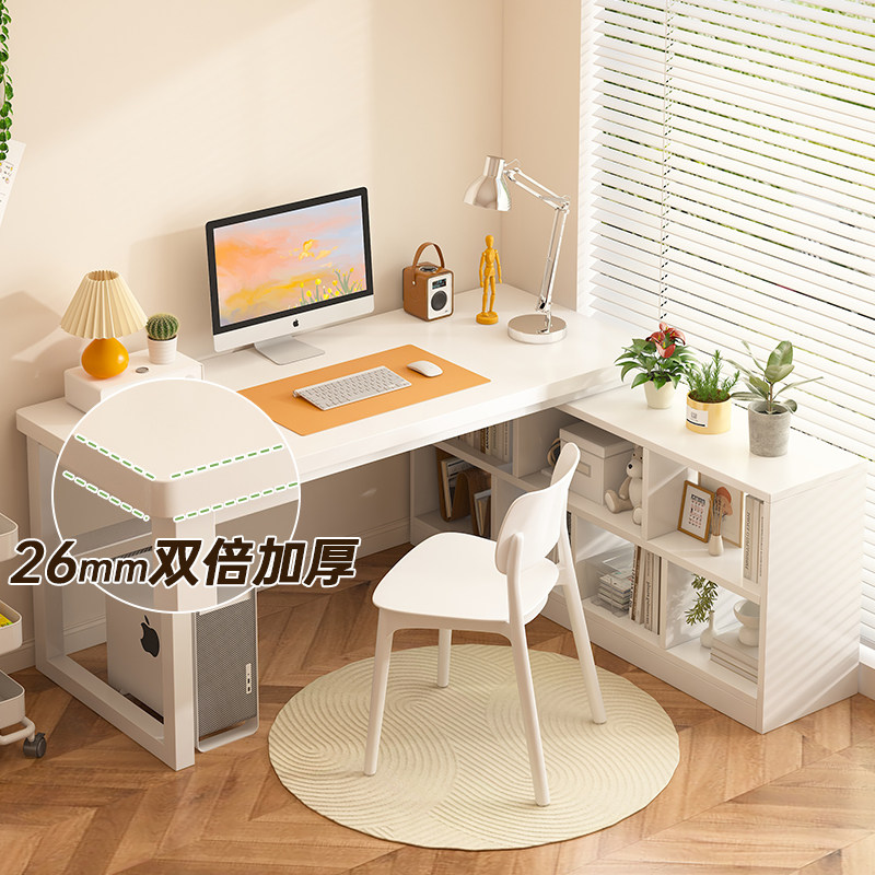 转角电脑桌书桌书架一体桌学生家用学习桌办公桌简约现代卧室桌子,机械设备,矿山专用设备,淘宝优惠券,粉丝福利购,淘宝优惠卷