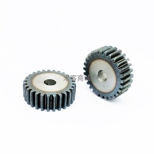 平面碳钢1.25模40齿圆柱直齿轮传动淬火热处理 1.25m40T正齿轮A型