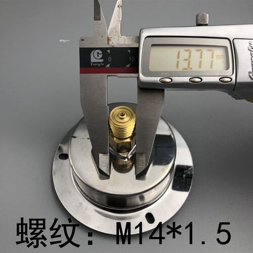 天湖YN-60ZT轴向带边耐震压力表 抗震 油压 液压表0-1 1.6 2.5MPA