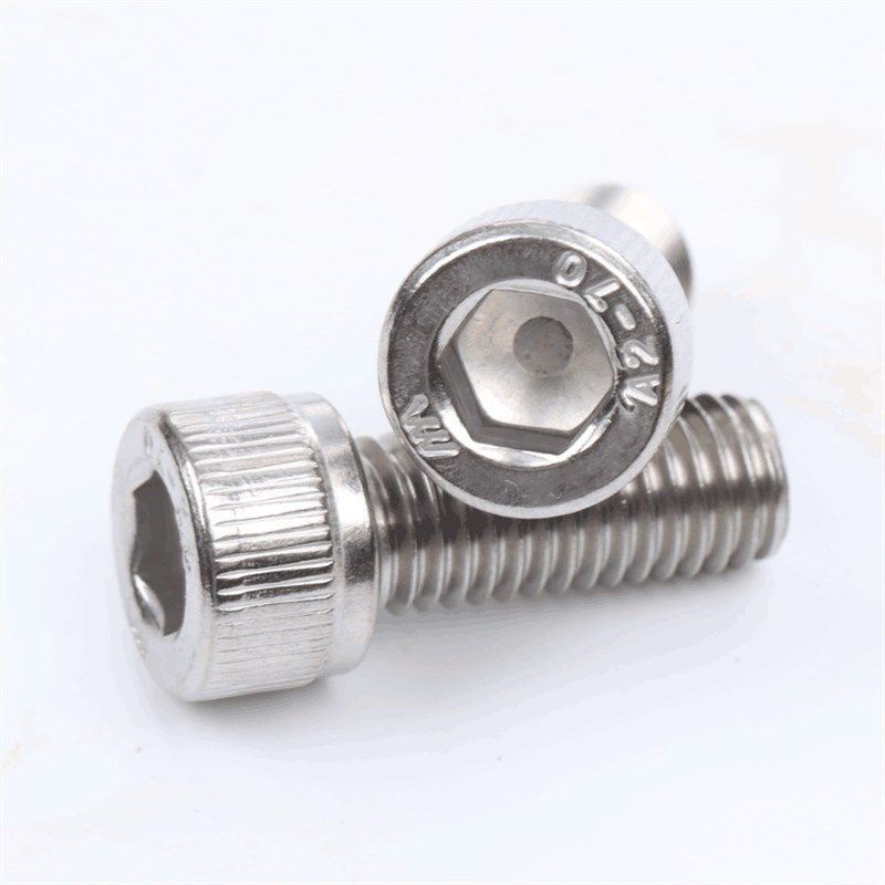 不锈钢304内六角螺丝M3M4M5M6X12/16/18/20/25/30/100圆柱头栓杯