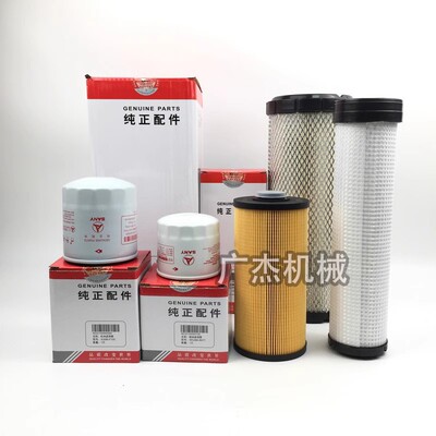 怪手配件三一55 60 65C 75-8-9机油柴油空气滤芯怪手液压油空气滤