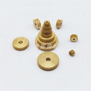 A型 米客 平面铜0.5模120齿圆柱直齿轮传动金属 0.5m120T正齿轮