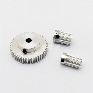 凸台铝合金1模45齿圆柱直齿轮 B型 1m45T米客商城