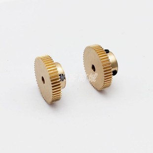 49T圆柱直齿轮微型马达0.7m 铜0.7模40