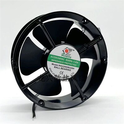 全新正品 RENGANG RG22060B220H 220V 0.45A 22CM 20060 散热风扇