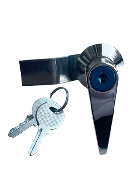 MS301-1配电箱铝合金门锁303 304把手锁锌合金电控柜电器柜电箱锁