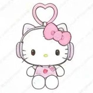 预售需补邮 3月slo 游戏世界 美乐蒂 Kitty 爱心扣毛绒挂件