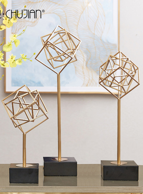 酒柜玄关装饰现h代轻奢摆件创意y电视柜家居边柜软装工艺品客厅饰