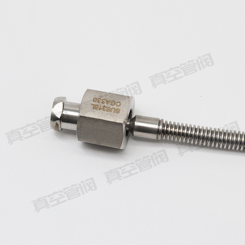 304/316L不锈钢卡套/VCR真空波纹管1/4 1/8 3/8 1/2 6mm 8mm 10mm