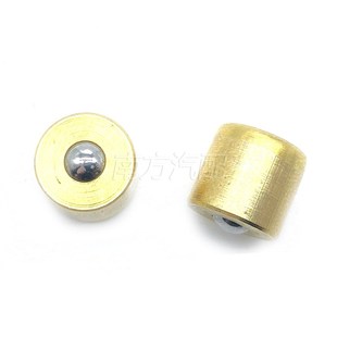 黄铜弹子油杯黄铜油嘴压配式注油杯弹簧压注式孔用黄油咀M6M8M10