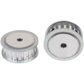 两面平 同步轮XL16齿 齿面顶丝带键槽 内孔5 AF型 槽宽11