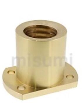 30度梯形丝杠螺帽MTSCR MTSFR MTSGR MTSNR16 20 22 25法兰标准