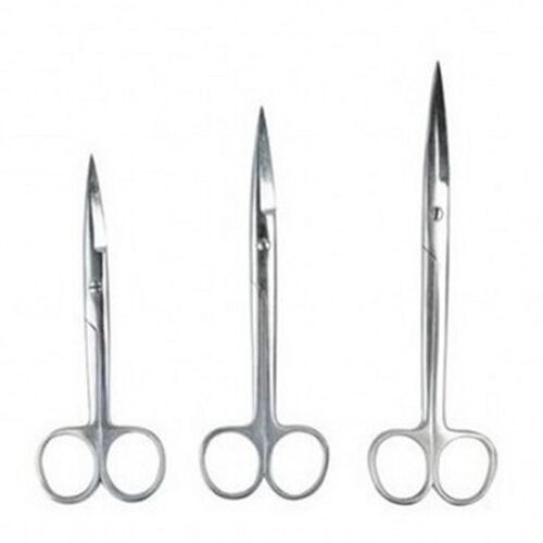 不锈钢剪刀 直尖头 弯头10cm 12.5cm 14cm 16cm 18cm 20cm