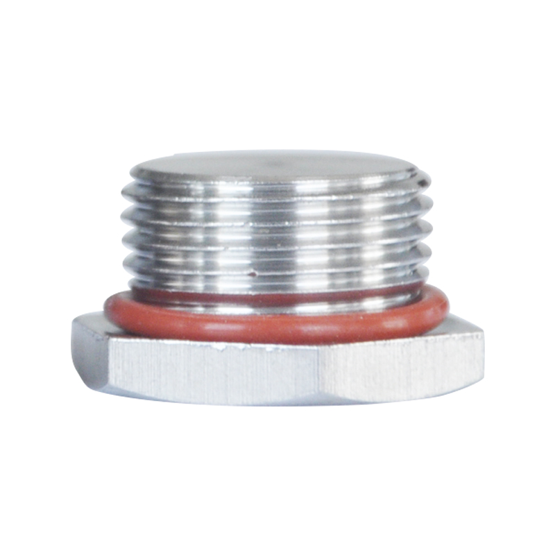 PG牙G牙NPT牙不锈钢防爆闷盖IP68防水旋入式塞头304螺纹堵头堵孔