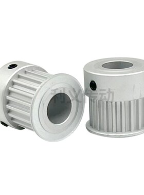 同步轮3M18齿凸台阶BF镶套KF同步皮带轮 槽宽11/16 齿外径16.42