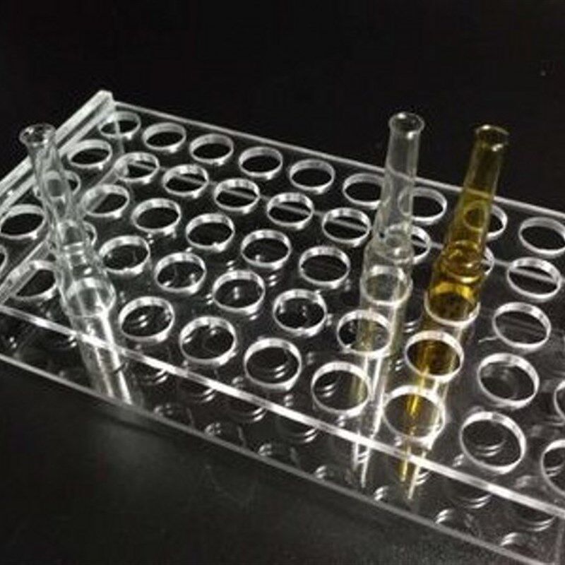 有机玻璃安瓿瓶架 安布瓶架 1/2/5/10/20ml 50孔